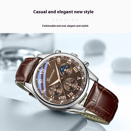 Business Quartz Sport Casual Belt Men's Watch