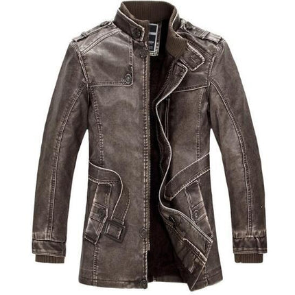 Duolino Classic Leather Jacket