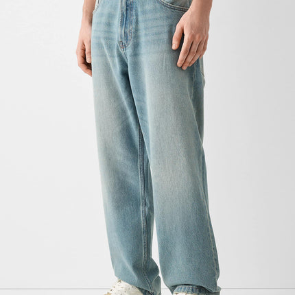 Creative Casual Versatile Men's Straight Jeans