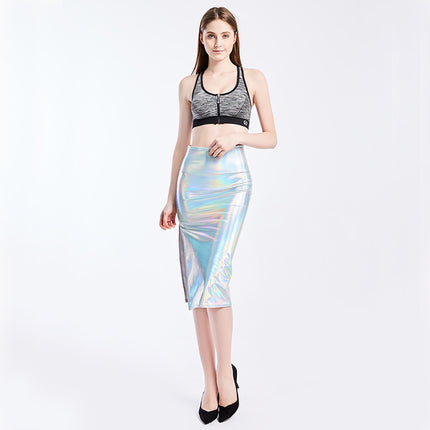 Hip Skirt All-match Tutu Split Middle Women