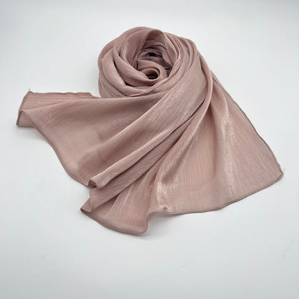 Shiny Satin Scarf Malay Scarf