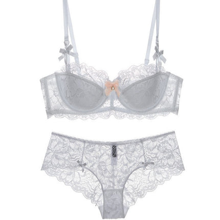 Lace Thin Cotton Underwear Women Set