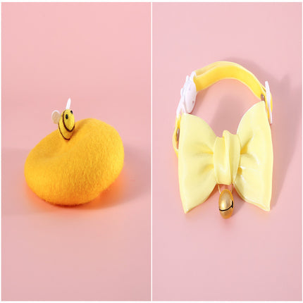 Pet Wool Cartoon Colored Bud Hat