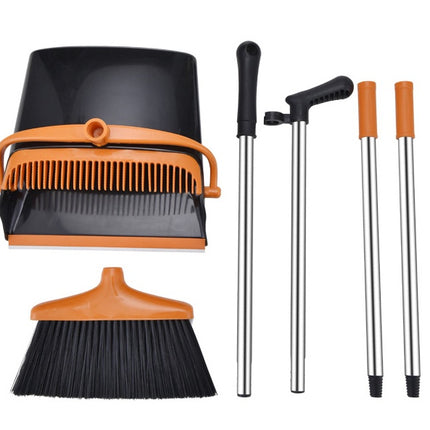 Stable Space-saving Broom And Dustpan For Office Classroom Home Kitchen Household Cleaning Tool