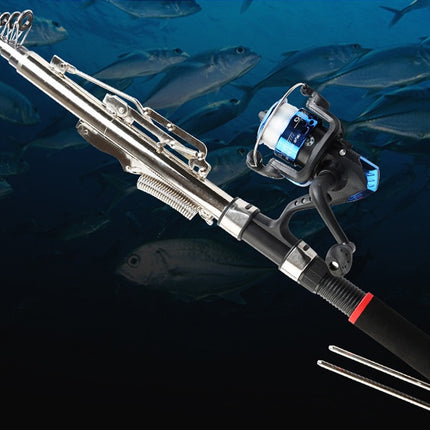 Wholesale sea pole automatic fishing rod spring  super hard long shot throwing rod set fishing gear cross-border supply