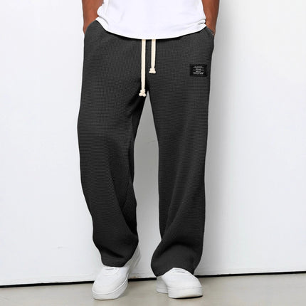 Men's Spring And Autumn Fashion Brand Loose Drooping Straight Exercise Casual Pants