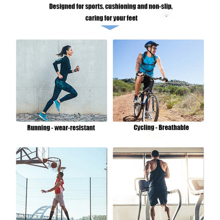 3 Pairs Men Low Athletic Socks Cushion Running Socks Performance Breathable Crew Socks Outdoor Sports Socks