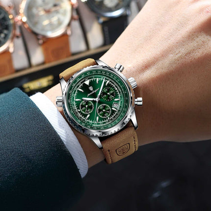 Men's Multi-functional Quartz Waterproof Watch