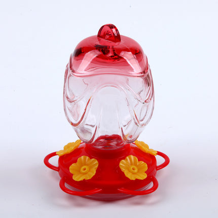 Painted Glass Feeder Glass Garden Decoration