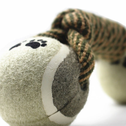 Cotton Rope Tennis Dumbbell Dog Toy