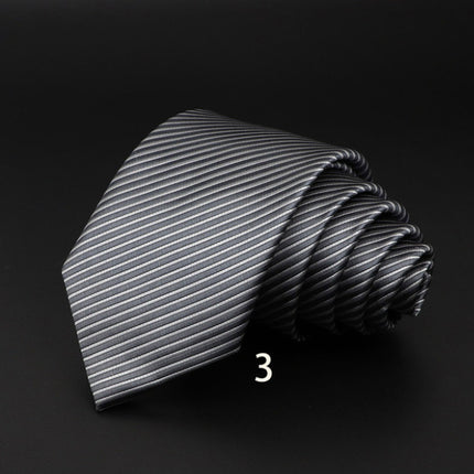Men's Striped British Gentleman Polyester Fiber Tie