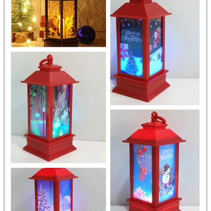 Santa Claus Snowman Light Merry Christmas Home Decor