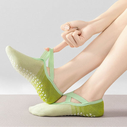 Thin Gradient Yoga Non-slip Breathable Sports Workout Socks
