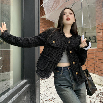 Plus Size Red Quilted Design Sense Padded Top Coat