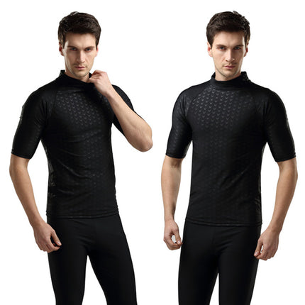 Men's Swimsuit Suit, Short-sleeved Top, Split Quick-drying Snorkeling Equipment