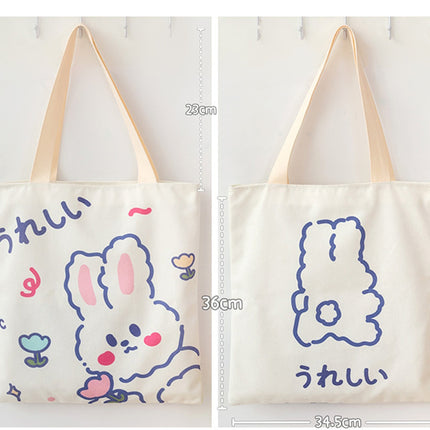 Girl Student's Cute Small Canvas Bag Shoulder