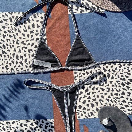 Women's Seperated Swimwear Shiny Bikini