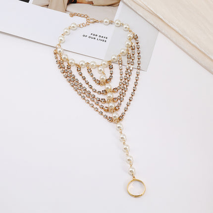 Multi-Pearl Ankle Chain
