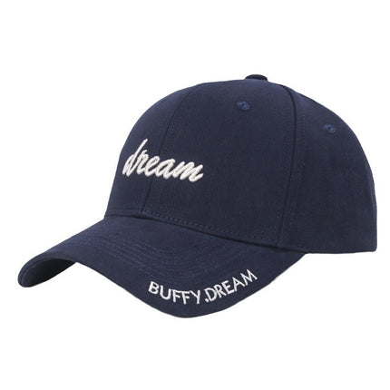 Korean Version Fashion Letter Embroidery Sun-proof Peaked Cap