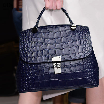 Women's First Layer Cattlehide Leather Fashion Handbag