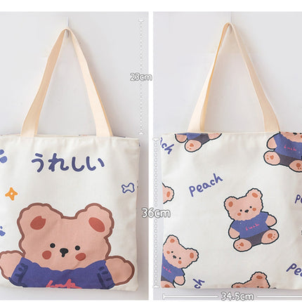 Girl Student's Cute Small Canvas Bag Shoulder
