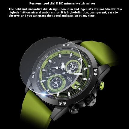 Sports And Leisure Silicone Band Color Watch