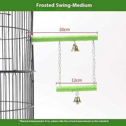 Parrot Solid Wood Stand Rod Swing Grinding Claw Toy