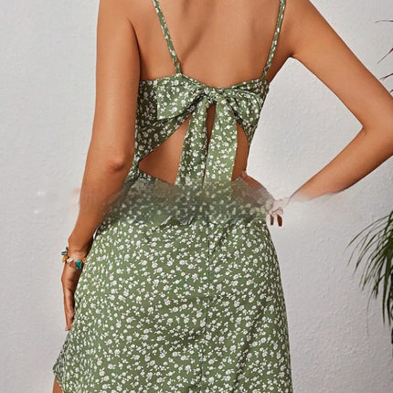 Sling Mini Dress Beach Vacation