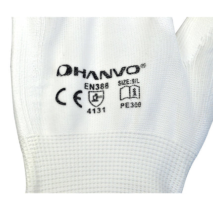 Pu Coated Gloves Labor Gloves Wear-resistant Breathable Flexible