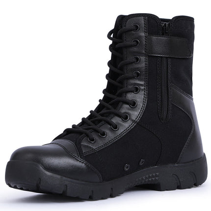 Outdoor High-top Breathable Canvas Men's Boots