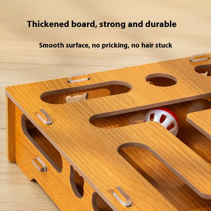 Cat Teasing Stick, Bell, Maze Box Supplies