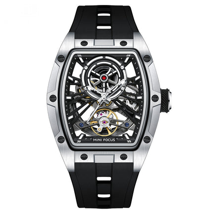 Men's Steel Case Full Hollow Automatic Mechanical Watch
