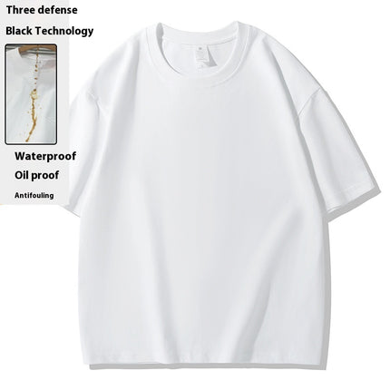 Waterproof And Antifouling Cotton Short Sleeve