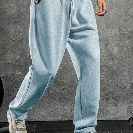 Men's European And American Solid Color Casual Pants