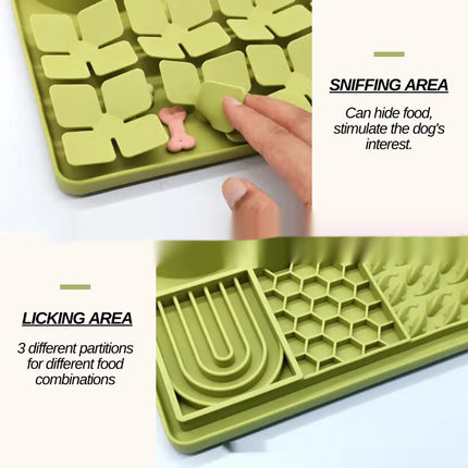 Pet Tableware Slow Food Suction Cup Slow Food Mat Dog Licking Mat