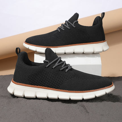 Men's Fashionable Flying Woven Surface Breathable Sneaker