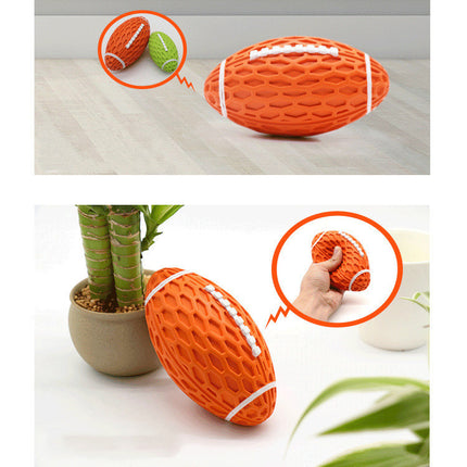 Pet Toy Resistant To Bite And Vocal Rugby Dog To Relieve Boredom