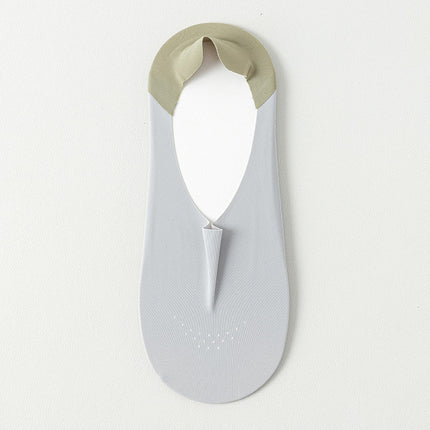 Men's Boat Socks Thin Breathable Ice Silk Socks