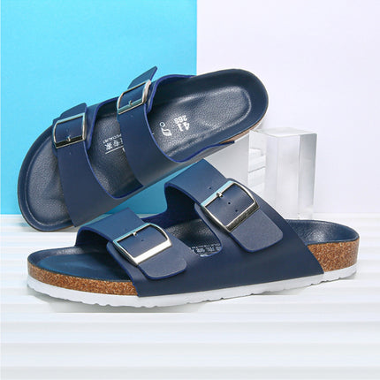 Leather Slippers Men's Summer New Sandals Outside Wear