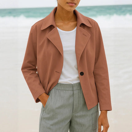 Jacket Coat Women's Solid Color Short Small Suit