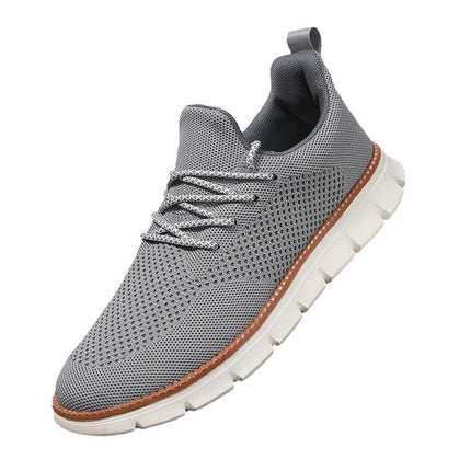 Men's Fashionable Flying Woven Surface Breathable Sneaker
