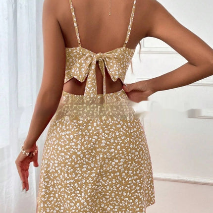 Sling Mini Dress Beach Vacation