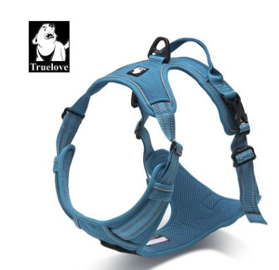Truelove Vordere Bereich Reflektierende Nylon haustier Hund Harness Alle Wetter Padded Einstellbare Sicherheits