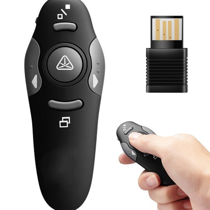 2.4 GHz Wireless Remote Red Laser Pointer Presenter Pointers Pen USB RF Universal Remote Control PPT Power point Presentation