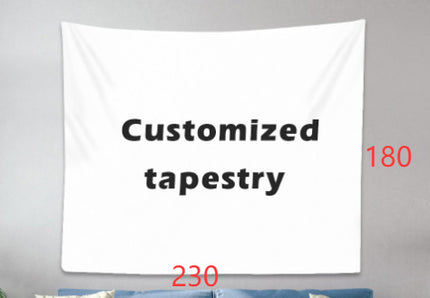 Digital printing tapestry custom home decoration background fabric