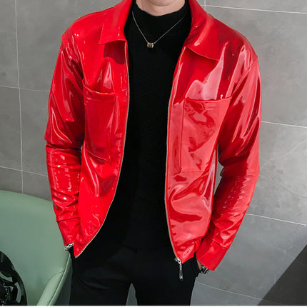 Men's Motorcycle Leather Jacket