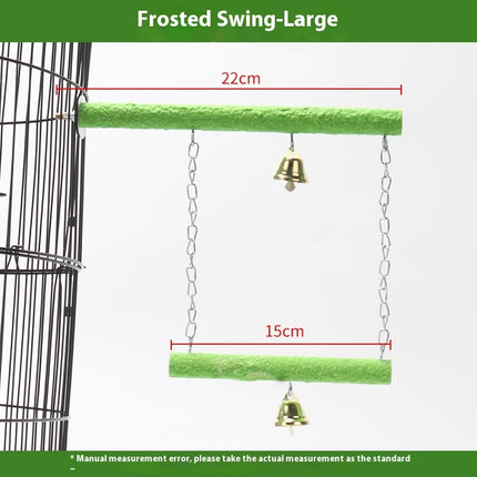 Parrot Solid Wood Stand Rod Swing Grinding Claw Toy