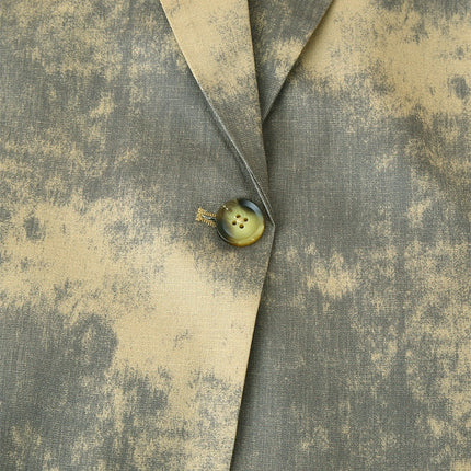 Simple Printed Minimalist Women's Suit Jacket