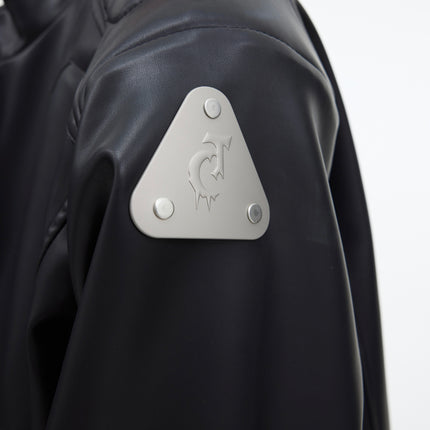 Leather Jacket Metal Graphic Design Jacket