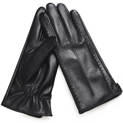 Women's Fashionable Personalized New Genuine Leather Gloves
